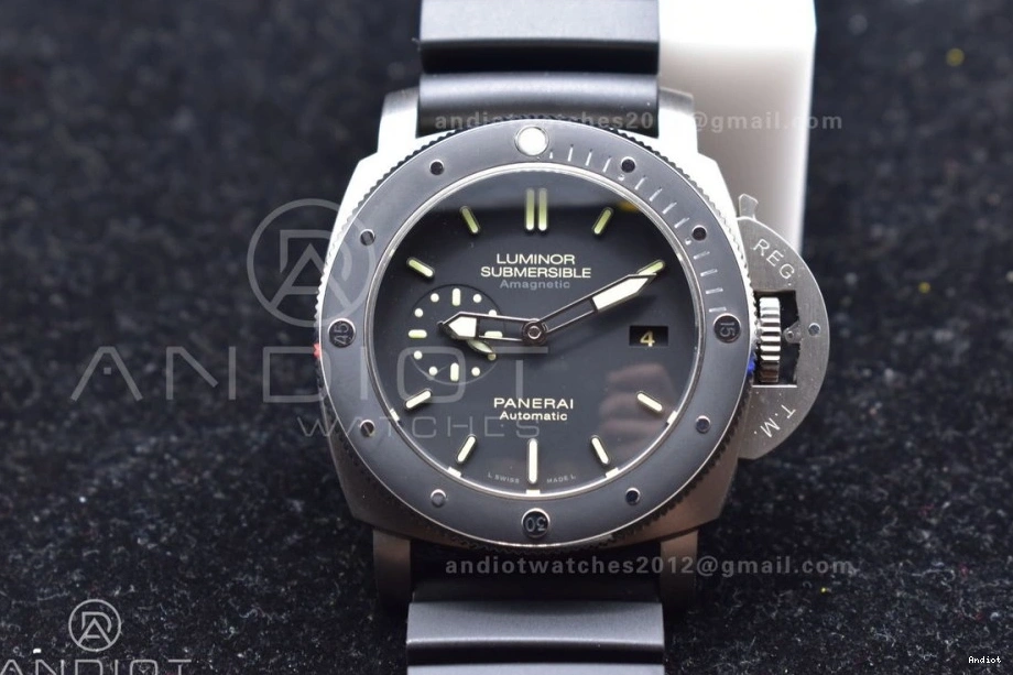 PAM389 V2 1:1 O VSF Strap Rubber on Best Black Edition Clone Super P.9000 0226
